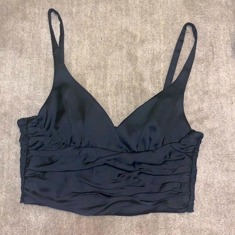 Zara silk tank top